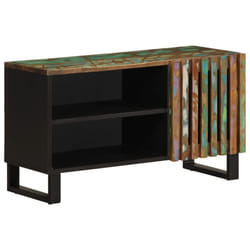 vidaXL TV Cabinet TV Stand Entertainment Centre TV Unit Solid Wood Acacia - multicolour, solid acacia wood