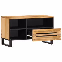 vidaXL TV Cabinet TV Stand Entertainment Centre TV Unit Solid Wood Rough Mango