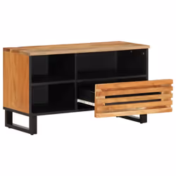 vidaXL TV Cabinet TV Stand Entertainment Centre TV Unit Solid Wood Acacia