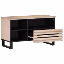 vidaXL TV Cabinet TV Stand Entertainment Centre Media TV Unit Solid Wood Mango
