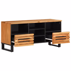vidaXL TV Cabinet TV Stand Entertainment Centre TV Unit Solid Wood Acacia