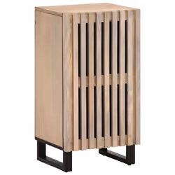 vidaXL Sideboard Storage Cupboard Cabinet Highboard Brown Solid Wood Mango - light brown, solid mango wood