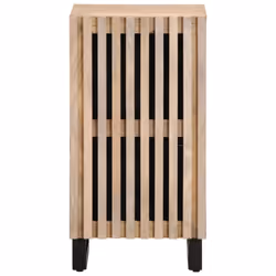 vidaXL Sideboard Storage Cupboard Cabinet Highboard Brown Solid Wood Mango - light brown, solid mango wood