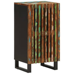 vidaXL Sideboard Storage Cupboard Cabinet Highboard Brown Solid Wood Mango - multicolour, solid acacia wood