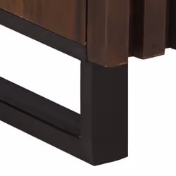 vidaXL Sideboard Storage Cupboard Cabinet Highboard Solid Wood Rough Mango - brown, solid mango wood - Additional view 7