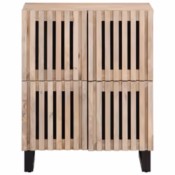 vidaXL Sideboard Storage Cupboard Side Cabinet Highboard Solid Wood Mango - light brown, solid mango wood