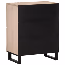 vidaXL Sideboard Storage Cupboard Side Cabinet Highboard Solid Wood Mango - light brown, solid mango wood - Additional view 4