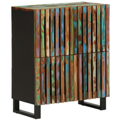vidaXL Sideboard Storage Cupboard Side Cabinet Highboard Solid Wood Mango - multicolour, solid acacia wood