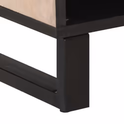 vidaXL Sideboard Storage Organiser Cupboard Side Cabinet Highboard Solid Wood - light brown, solid mango wood - Additional view 8