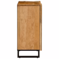 vidaXL Sideboard Cabinet Storage Cupboard Highboard Solid Wood Rough Mango
