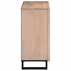 vidaXL Sideboard Side Cabinet Storage Cupboard Highboard Solid Wood Mango