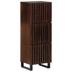 vidaXL Highboard Sideboard Side Cabinet Storage Cupboard Solid Wood Acacia - brown, solid mango wood