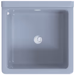 vidaXL Sink Washbasin for Wall Mounting Utility Laundry Wash Basin Grey Resin - Additional view 6