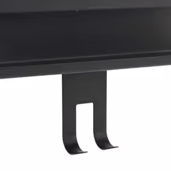 vidaXL Hanging Shower Caddy Bath Shelf Matt Black Brushed 304 Stainless Steel - Additional view 7