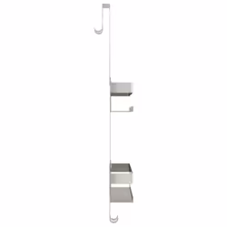 vidaXL Hanging Shower Caddy Bath Shower Shelf Brushed 304 Stainless Steel - Additional view 4
