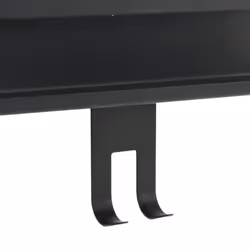 vidaXL Hanging Shower Caddy Bath Shelf Matt Black Brushed 304 Stainless Steel - Additional view 7
