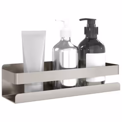 vidaXL Shower Shelf Shower Caddy Bathroom Shelf Brushed 304 Stainless Steel