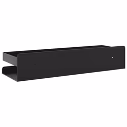 vidaXL Shower Shelf Shower Caddy Rack Matt Black Brushed 304 Stainless Steel - Additional view 5