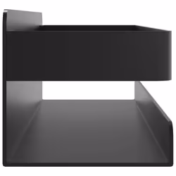 vidaXL Shower Shelf Shower Caddy Rack Matt Black Brushed 304 Stainless Steel - Additional view 4
