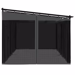 vidaXL Gazebo with Mesh Walls Party Tent Canopy Marquee Anthracite 6x3 m Steel - Additional view 4