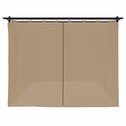 vidaXL Gazebo with Curtains Party Tent Pavilion Marquee Canopy Taupe Steel - taupe, 6 x 3 m - Additional view 4