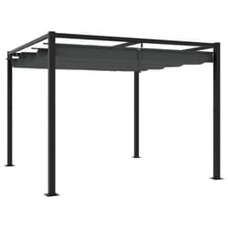 vidaXL Gazebo Outdoor Party Tent Pavilion Marquee Canopy Garden Sunshade Steel - anthracite