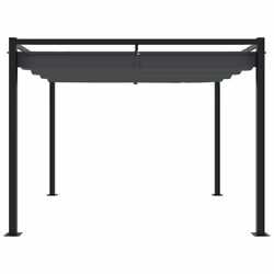vidaXL Gazebo Outdoor Party Tent Pavilion Marquee Canopy Garden Sunshade Steel - anthracite