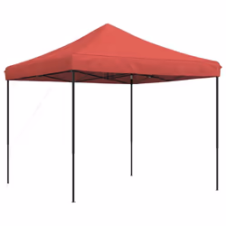 vidaXL Foldable Tent Canopy Patio Pavilion Gazebo Pop up Tent Marquee Canopy - burgundy, without sidewall
