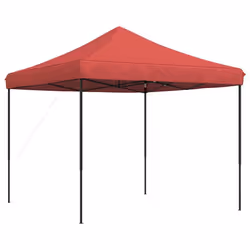 vidaXL Foldable Tent Canopy Patio Pavilion Gazebo Pop up Tent Marquee Canopy - burgundy, without sidewall - Additional view 4