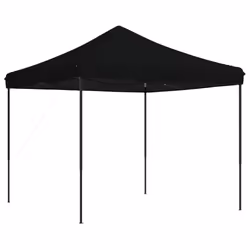 vidaXL Foldable Tent Canopy Patio Pavilion Gazebo Pop up Tent Marquee Canopy - black, without sidewall - Additional view 4