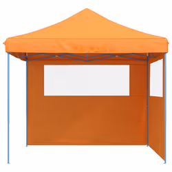 vidaXL Foldable Tent Canopy Patio Pavilion Gazebo Pop up Tent Marquee Canopy - with 2 sidewalls