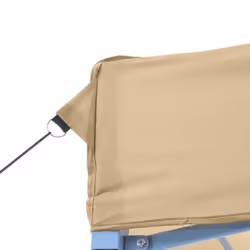 vidaXL Foldable Tent Canopy Patio Pavilion Gazebo Pop up Tent Marquee Canopy - beige, with 4 sidewalls - Additional view 7