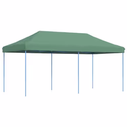 vidaXL Foldable Tent Pop-Up with 4 Side Walls Outdoor Party Tent Garden Gazebo - green, without sidewall - Additional view 4