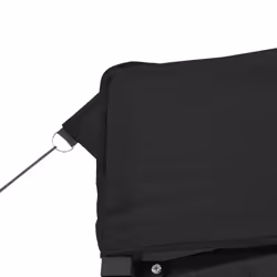 vidaXL Foldable Tent Pop-Up with 4 Side Walls Outdoor Party Tent Garden Gazebo - black, without sidewall - Additional view 6