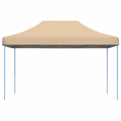 vidaXL Foldable Tent Pop-up Outdoor Party Tent Garden Gazebo Canopy Shelter - beige, without sidewall