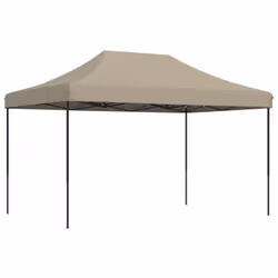 vidaXL Foldable Tent Pop-up Outdoor Party Tent Garden Gazebo Canopy Shelter - taupe, without sidewall - Additional view 4