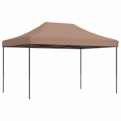 vidaXL Foldable Tent Pop-up Outdoor Party Tent Garden Gazebo Canopy Shelter - brown, without sidewall - Additional view 4