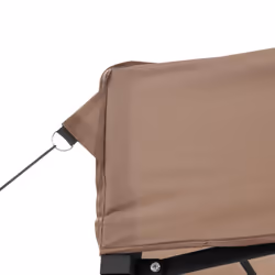 vidaXL Foldable Tent Pop-up Outdoor Party Tent Garden Gazebo Canopy Shelter - brown, without sidewall - Additional view 6
