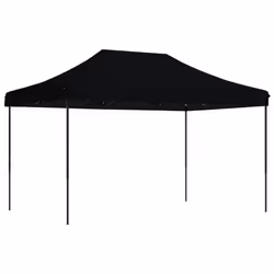 vidaXL Foldable Tent Pop-up Outdoor Party Tent Garden Gazebo Canopy Shelter - black, without sidewall