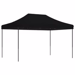 vidaXL Foldable Tent Pop-up Outdoor Party Tent Garden Gazebo Canopy Shelter - black, without sidewall - Additional view 4