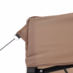vidaXL Foldable Tent Pop-up Outdoor Party Tent Garden Gazebo Canopy Shelter - brown, with 4 sidewalls - Additional view 7