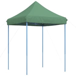 vidaXL Professional Folding Party Tent Outdoor Canopy Garden Pavilion Steel - green, without sidewall
