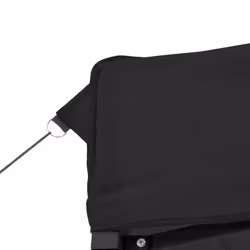 vidaXL Professional Folding Party Tent Outdoor Canopy Garden Pavilion Steel - black, with 2 sidewalls - Additional view 6