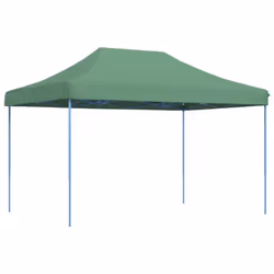 vidaXL Foldable Party Tent Pop-Up with 4 Sidewalls Patio Gazebo Canopy Shelter - green, without sidewall