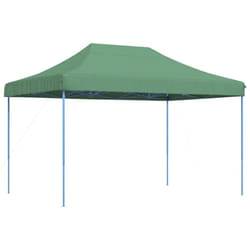 vidaXL Foldable Party Tent Pop-Up with 4 Sidewalls Patio Gazebo Canopy Shelter - green, without sidewall