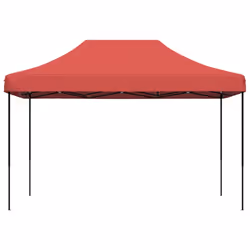 vidaXL Foldable Party Tent Pop-Up with 4 Sidewalls Patio Gazebo Canopy Shelter - burgundy, without sidewall - Additional view 2