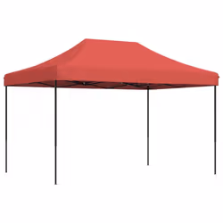 vidaXL Foldable Party Tent Pop-Up with 4 Sidewalls Patio Gazebo Canopy Shelter - burgundy, without sidewall - Additional view 4