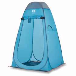 vidaXL Privacy Tent Toilet Tent Shower Changing Tent Green Pop-up Waterproof - Blue