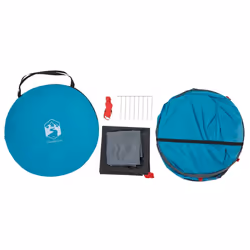 vidaXL Privacy Tent Toilet Tent Shower Changing Tent Green Pop-up Waterproof - Blue - Additional view 8