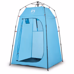 vidaXL Privacy Tent Toilet Tent Changing Shower Tent Quick Release Waterproof - blue